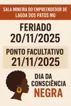 Sala Mineira do Empreendedor informa alterações no atendimento durante o Feriado da Consciência Negra
